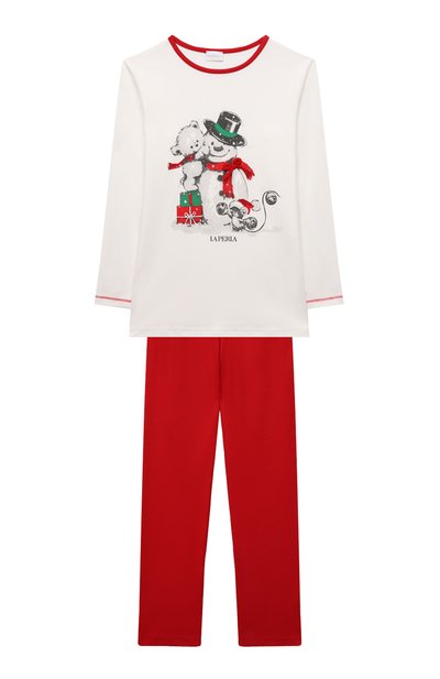 Хлопковая пижама LA PERLA, арт. 55031/8A-14A, фото 1