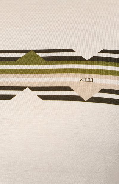 Хлопковая футболка ZILLI, арт. TSR02AM0110VZLF59, фото 5