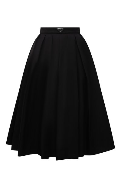 Плиссированная юбка PRADA, арт. 21H911-1WQ8-F0002-212, фото 1