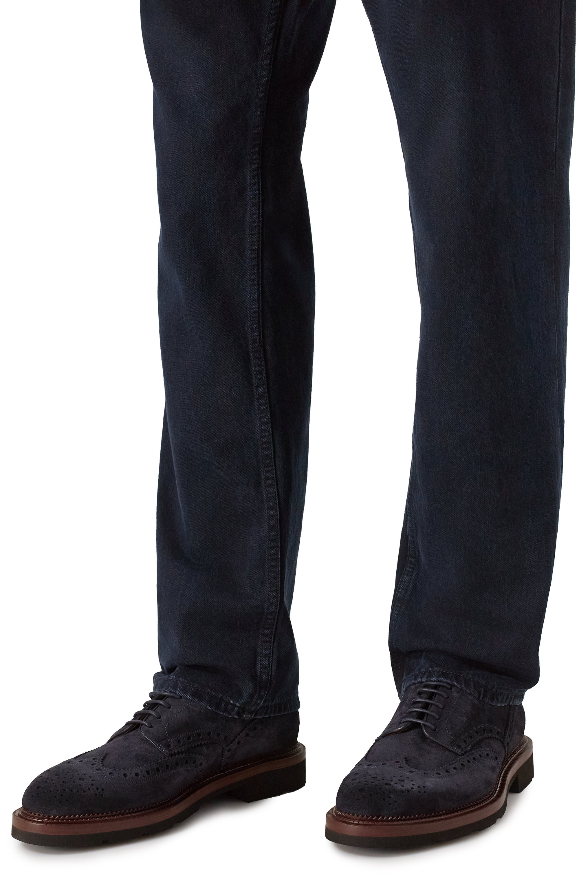 Замшевые дерби colin SANTONI, арт. MCCG15761JL4GRVR, фото 3