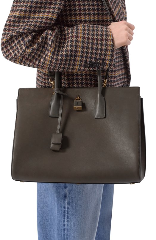 Сумка Sac de Jour large Saint Laurent 861230/AAGE1 Коричневый  861230/AAGE1 Фото 2