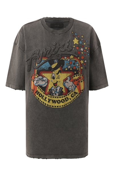 Женская хлопковая футболка AMIRI, арт. AMJYTE1099