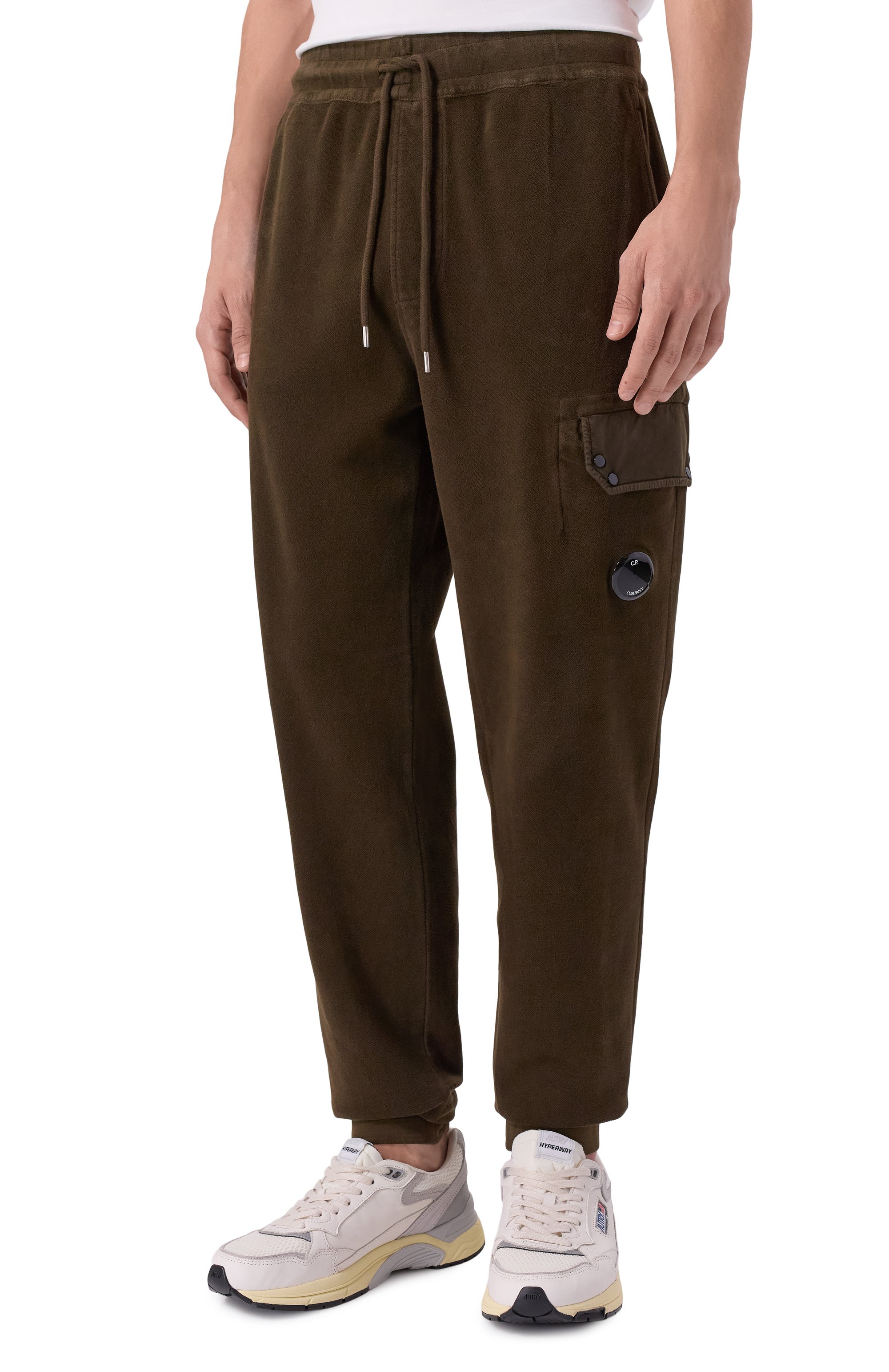 Хлопковые джоггеры C.P. COMPANY, арт. 19CMSP308A006614G, фото 3