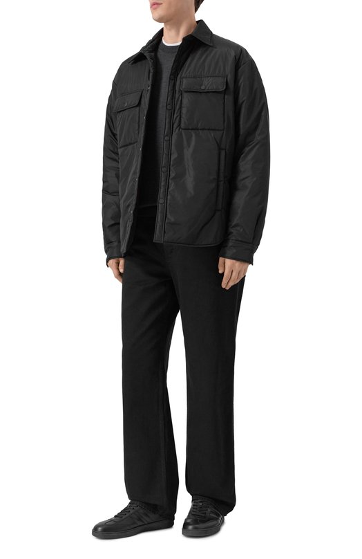Кожаные кеды Retro Crest Bally MSK0F6/VT005 Чёрный  MSK0F6/VT005 Фото 2