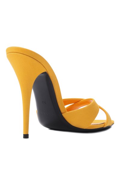 Текстильные мюли kirat 110 SAINT LAURENT, арт. 859308/AAF3H, фото 5