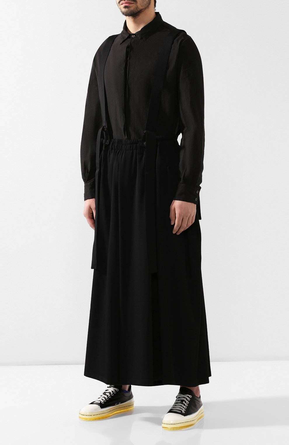 Шерстяные брюки YOHJI YAMAMOTO, арт. HH-P32-100, фото 3