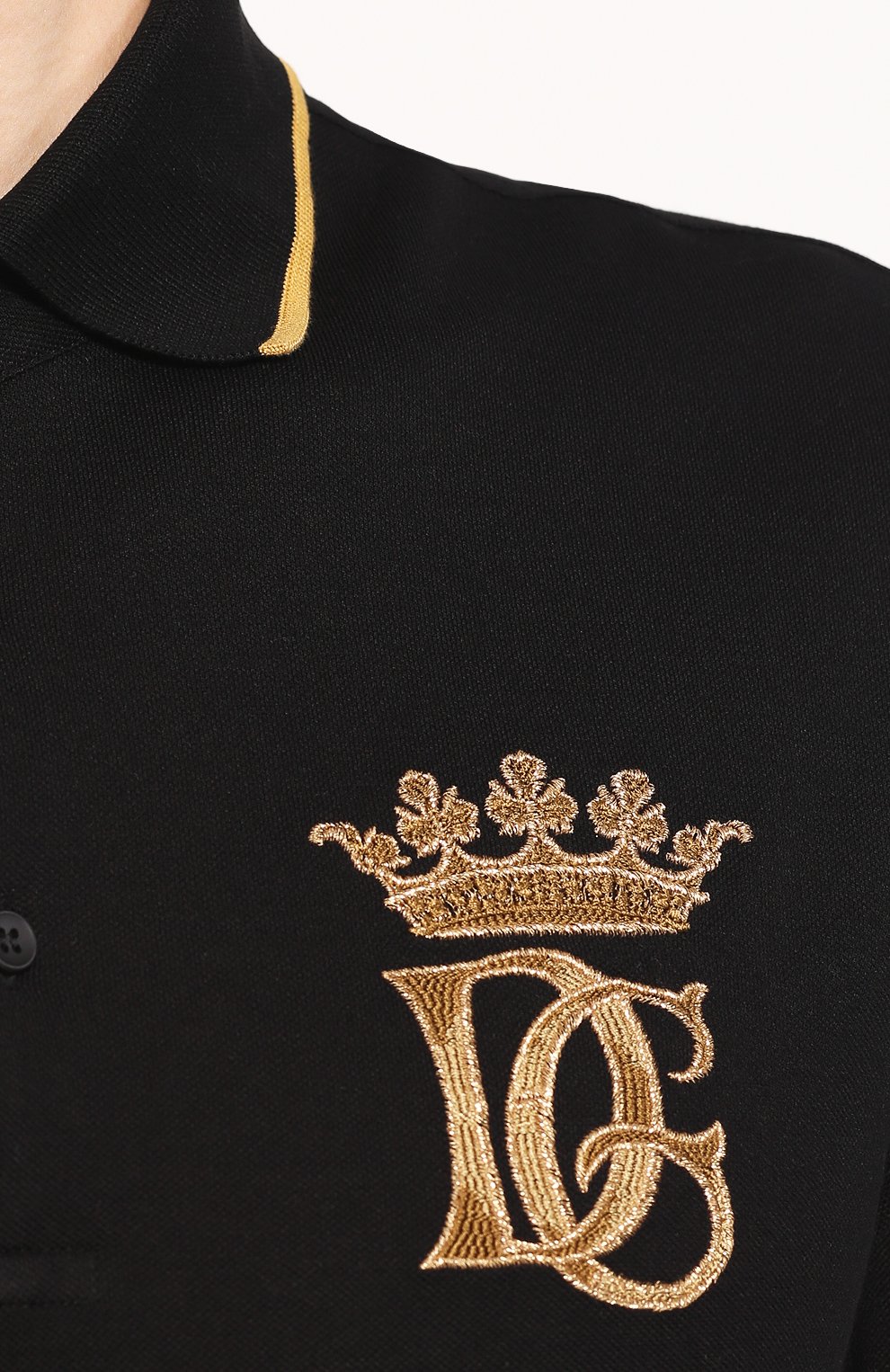 Хлопковое поло DOLCE & GABBANA, арт. G8LB0Z/G7WDB, фото 5
