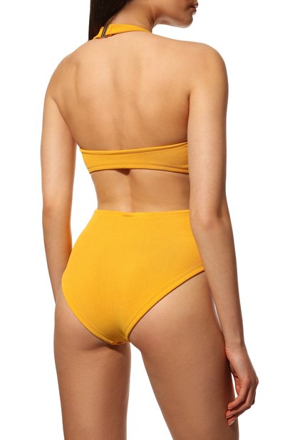 Слитный купальник HUNZA G желтого цвета по цене 22350 руб., арт. URSULA PRENE SWIM PRENE, фото 3 Слитный купальник HUNZA G, арт. URSULA PRENE SWIM PRENE, фото 3