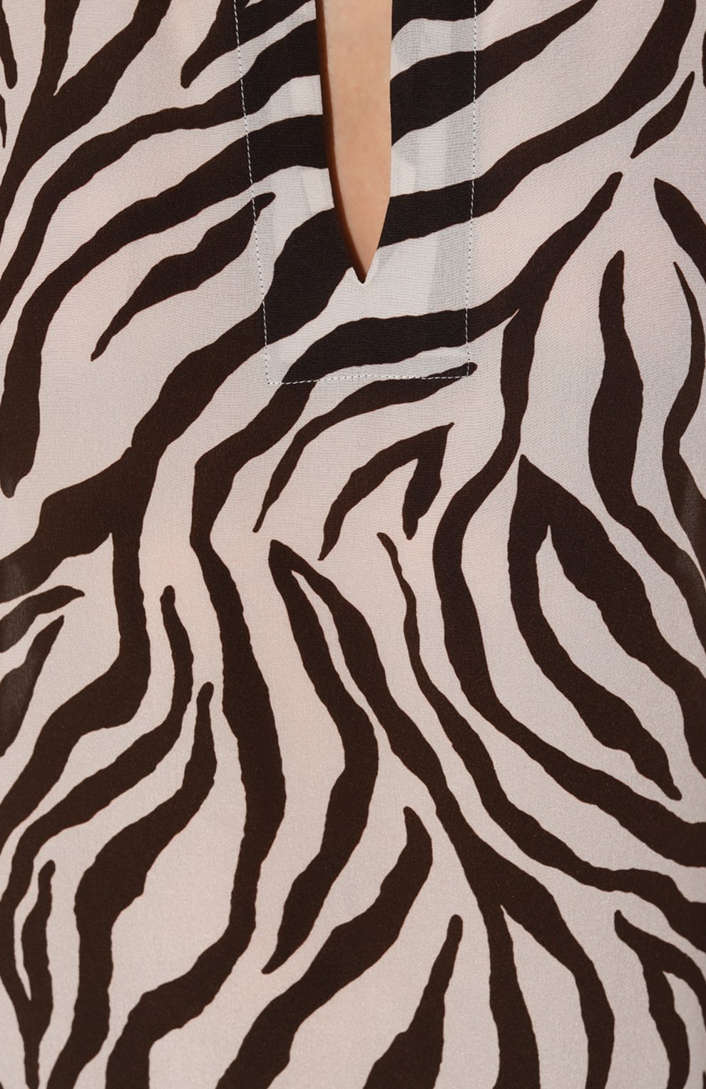 Шелковая туника WEEKEND MAX MARA кремового цвета по цене 62710 руб., арт. CLASSE 241622102, фото 5 Шелковая туника WEEKEND MAX MARA, арт. CLASSE 241622102, фото 5