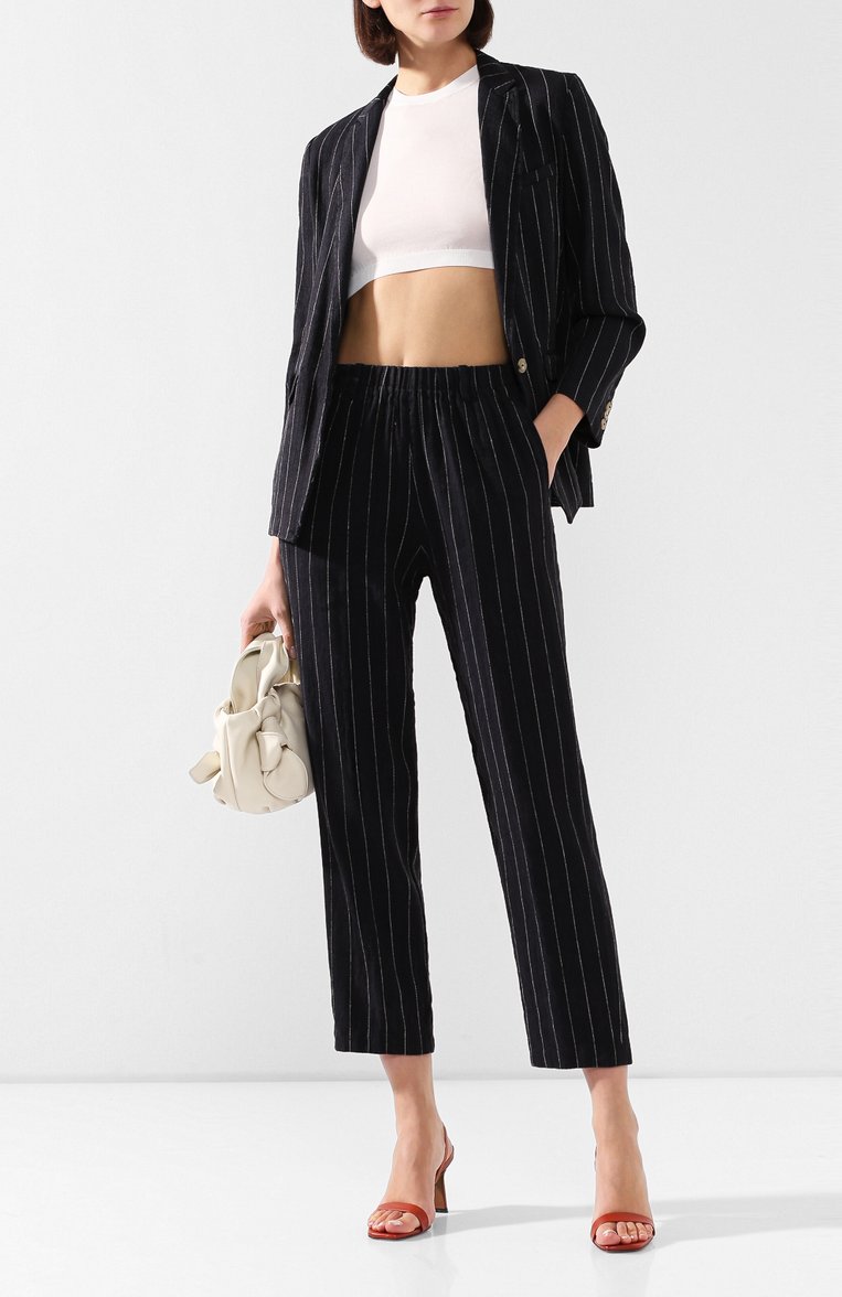 Брюки из смеси льна и хлопка FORTE_FORTE, арт. 7217, фото 2