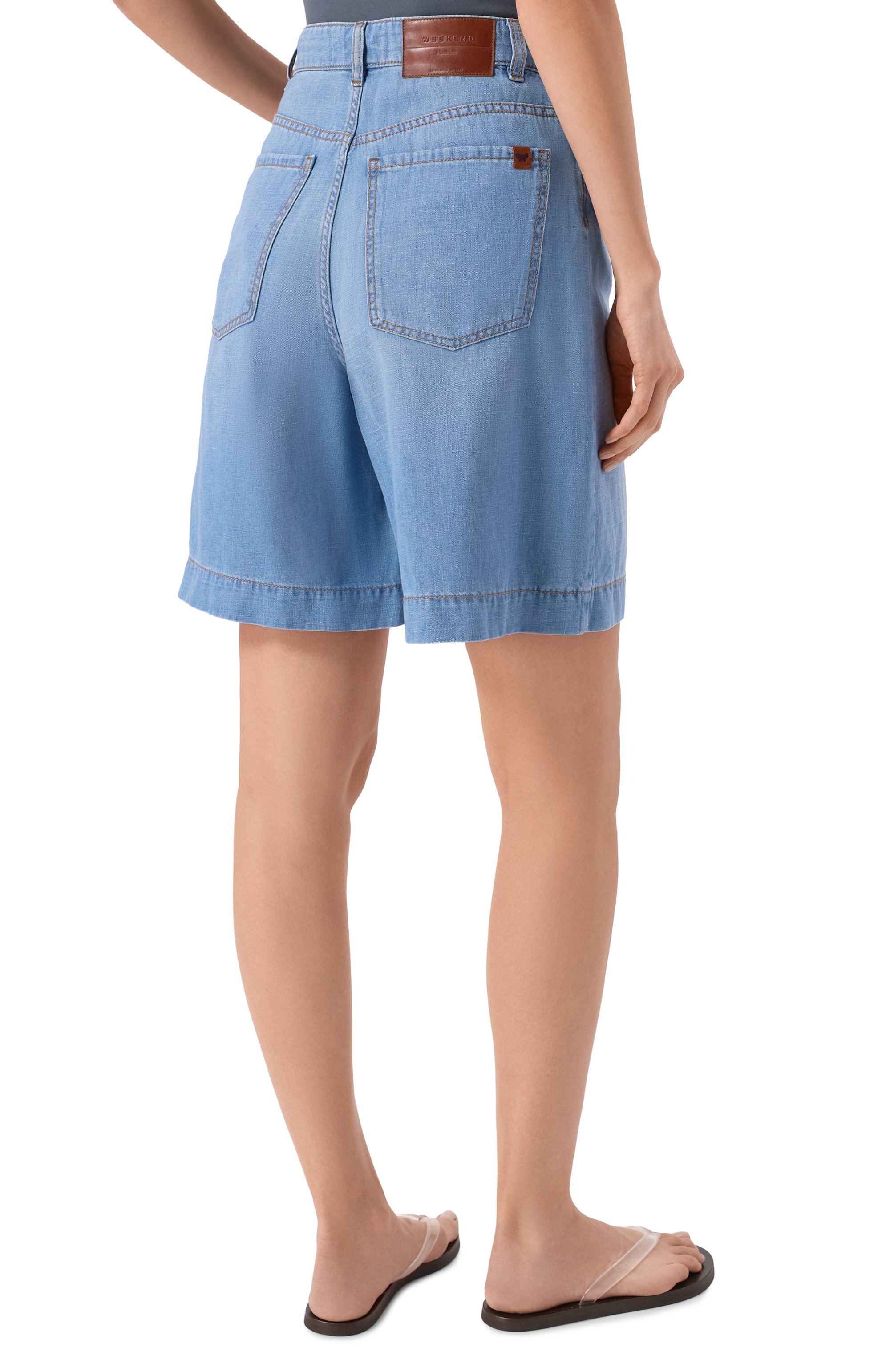 Джинсовые шорты WEEKEND MAX MARA, арт. WKD0Z0N0, фото 4
