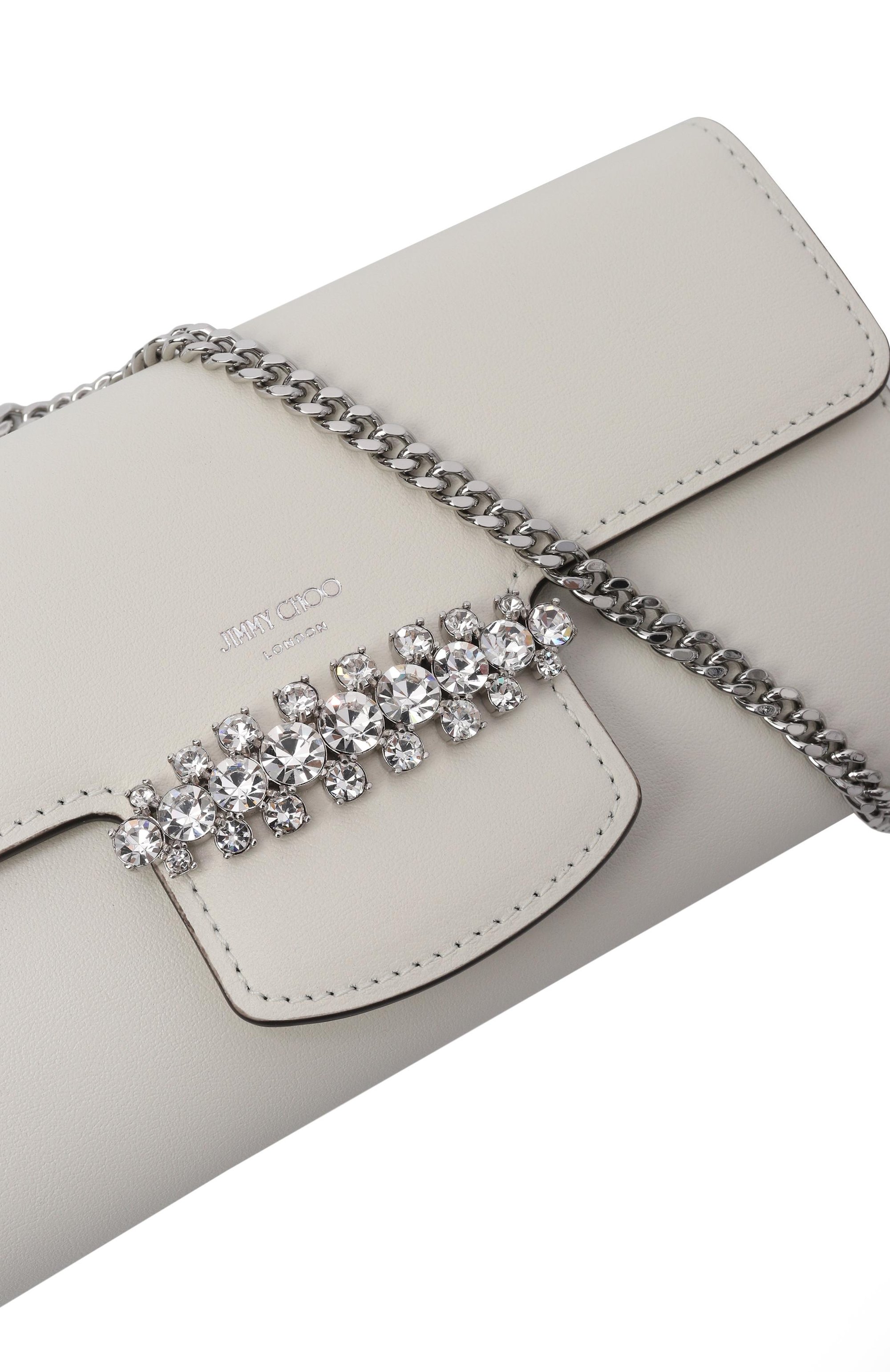 Клатч bing JIMMY CHOO, арт. BING WALLET/CHAIN/0CY, фото 6