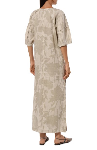 Льняное платье BRUNELLO CUCINELLI, арт. MB650A5193, фото 4