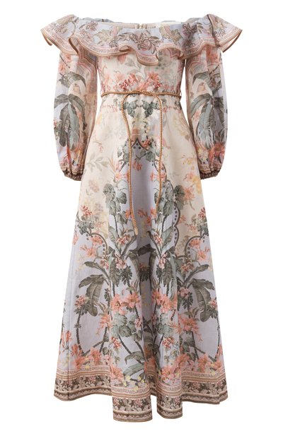 Льняное платье ZIMMERMANN, арт. 1718DRS251, фото 1