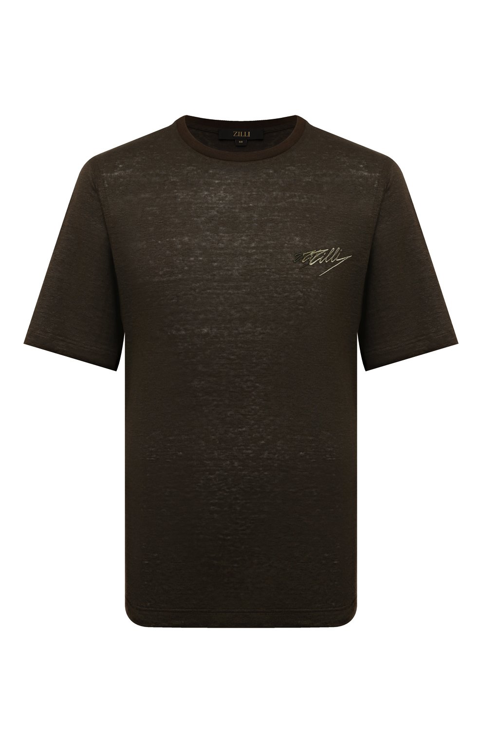 Льняная футболка ZILLI, арт. TSR02AM0800VZLF65M, фото 1