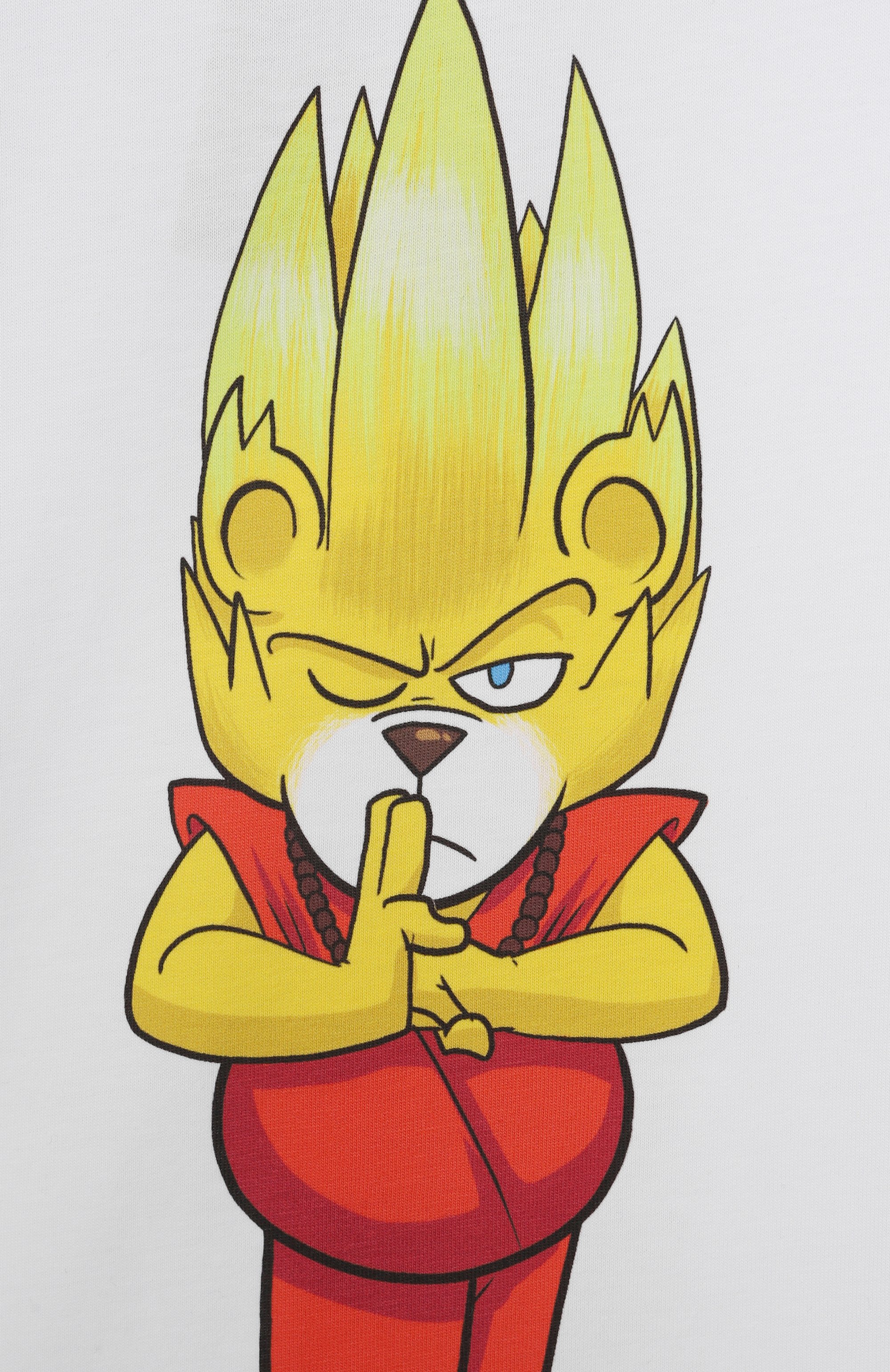 Хлопковая футболка SPRAYGROUND, арт. SPY1377WHT, фото 3