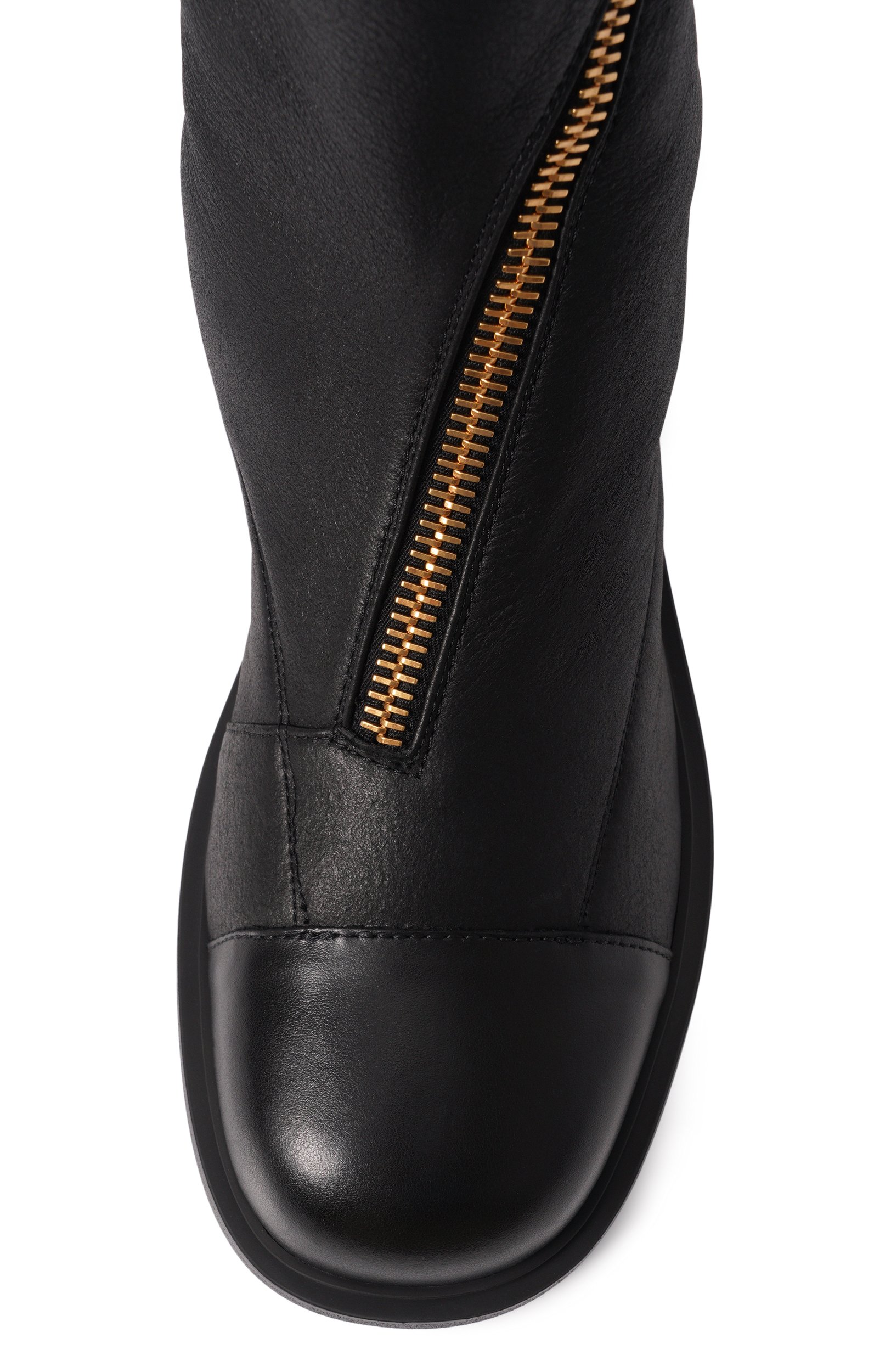 Кожаные ботинки asymmetric GIUSEPPE ZANOTTI DESIGN черного цвета по цене 156500 руб., арт. I670012, фото 6 Кожаные ботинки asymmetric GIUSEPPE ZANOTTI DESIGN, арт. I670012, фото 6