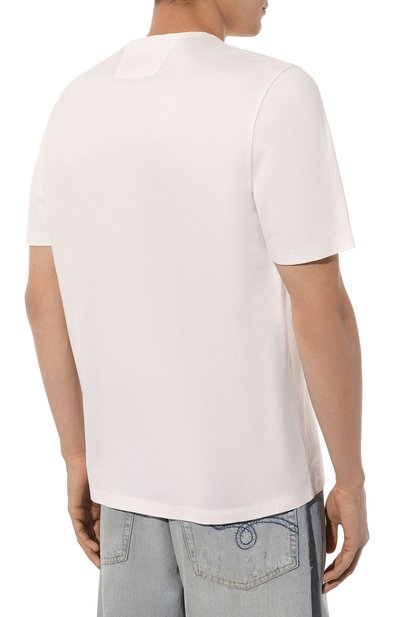 Хлопковая футболка C.P. COMPANY, арт. 16CLTS045A006370W, фото 4