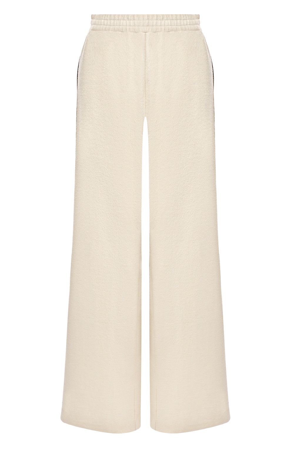 Шерстяные брюки ERMANNO SCERVINO белого цвета по цене 33450 руб., арт. D354P602PWJ, фото 1 Шерстяные брюки ERMANNO SCERVINO, арт. D354P602PWJ, фото 1