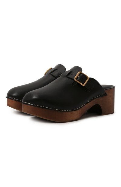 Женские кожаные сабо GOLDEN GOOSE DELUXE BRAND, арт. GWF00689.F005501