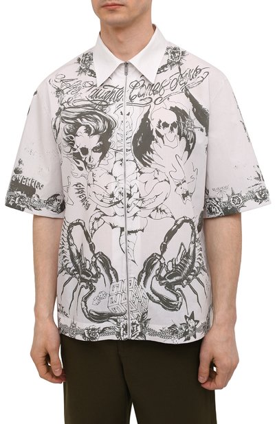Хлопковая рубашка GIVENCHY, арт. BM60PK13R6, фото 3