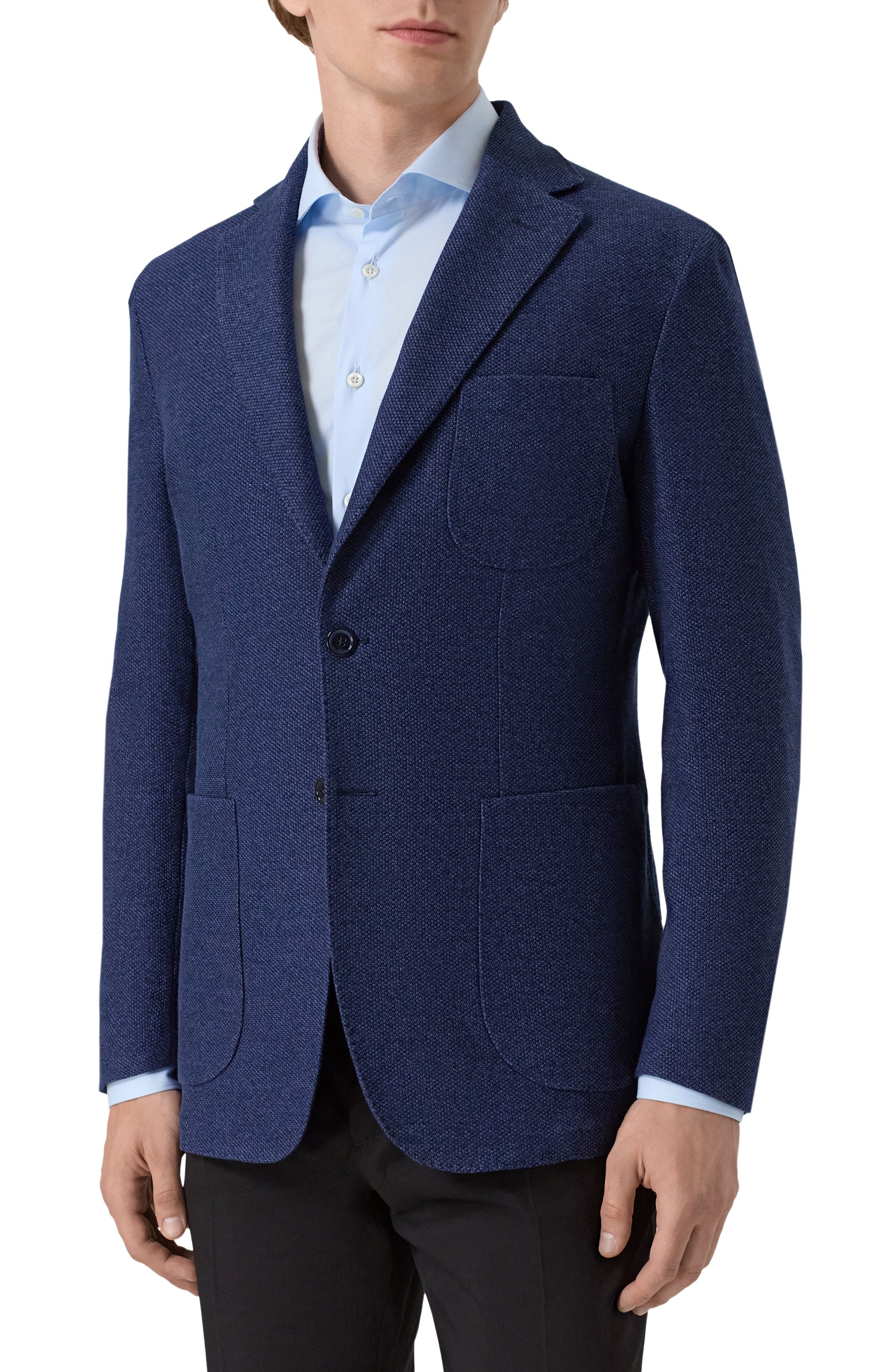 Хлопковый пиджак MVST, арт. TRIC0TT0N 40886, фото 4