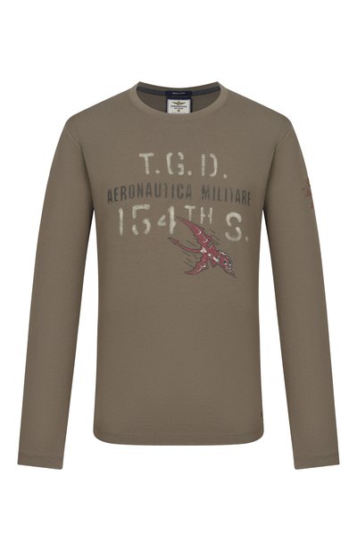 Мужская хлопковый лонгслив AERONAUTICA MILITARE, арт. TS2569U/J00641
