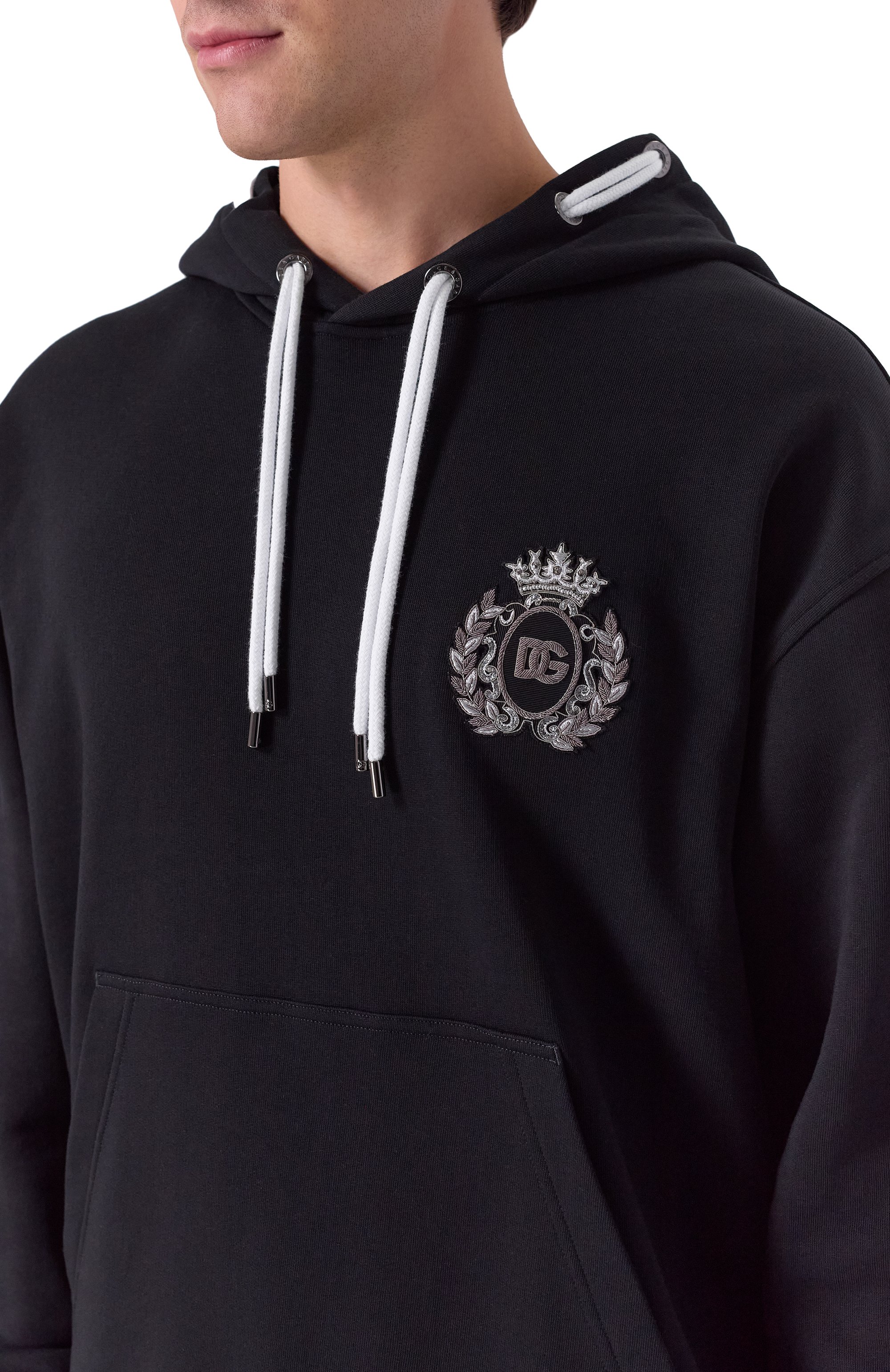 Хлопковое худи DOLCE & GABBANA, арт. G9BSGZ/G7PFU, фото 5