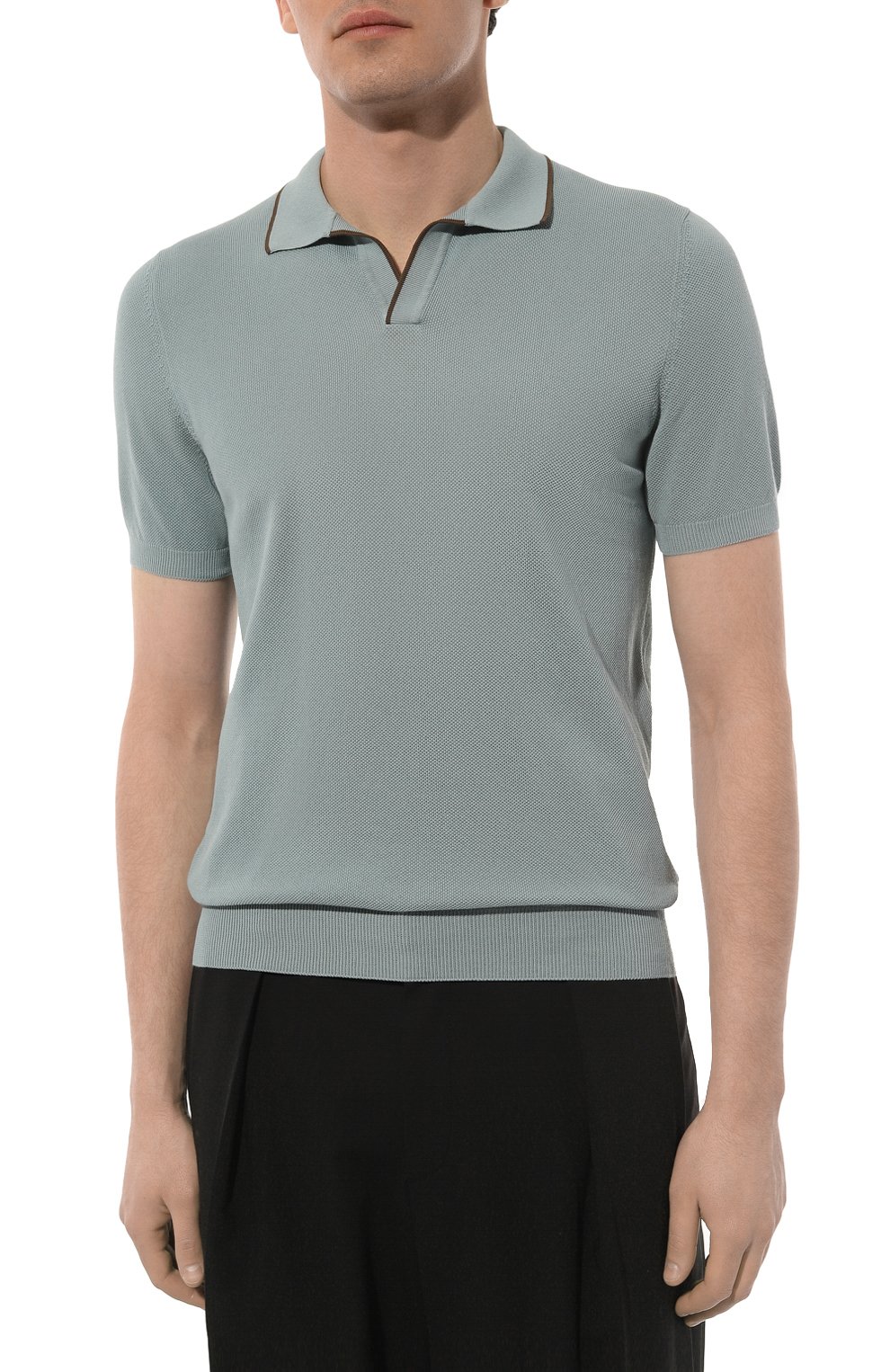 Хлопковое поло  GRAN SASSO, арт. 57157/20642, фото 3