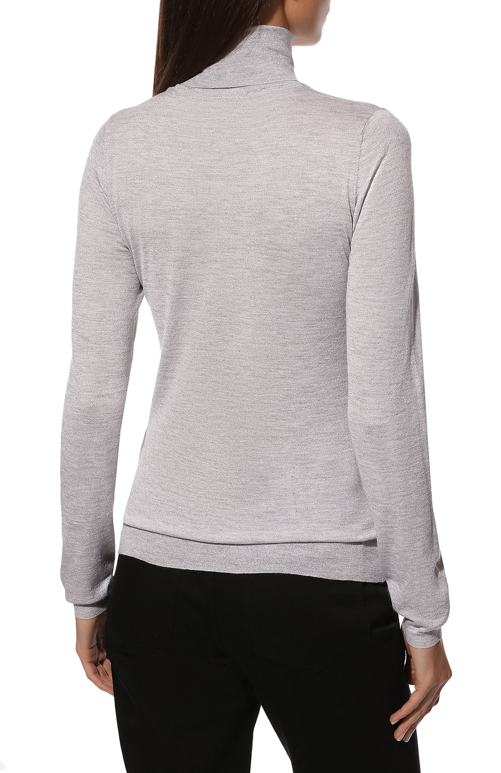 Водолазка из кашемира и шелка BRUNELLO CUCINELLI, арт. M41800063, фото 4