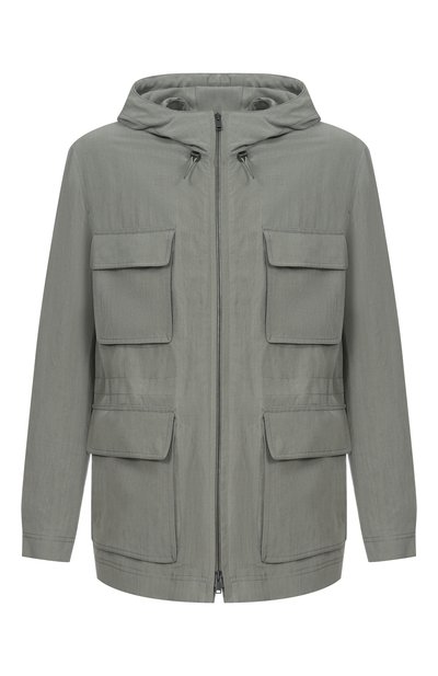 Мужская парка изо льна и шелка MVST, арт. M26.2PM.0003/F159 LISITEA-LINEN/SILK