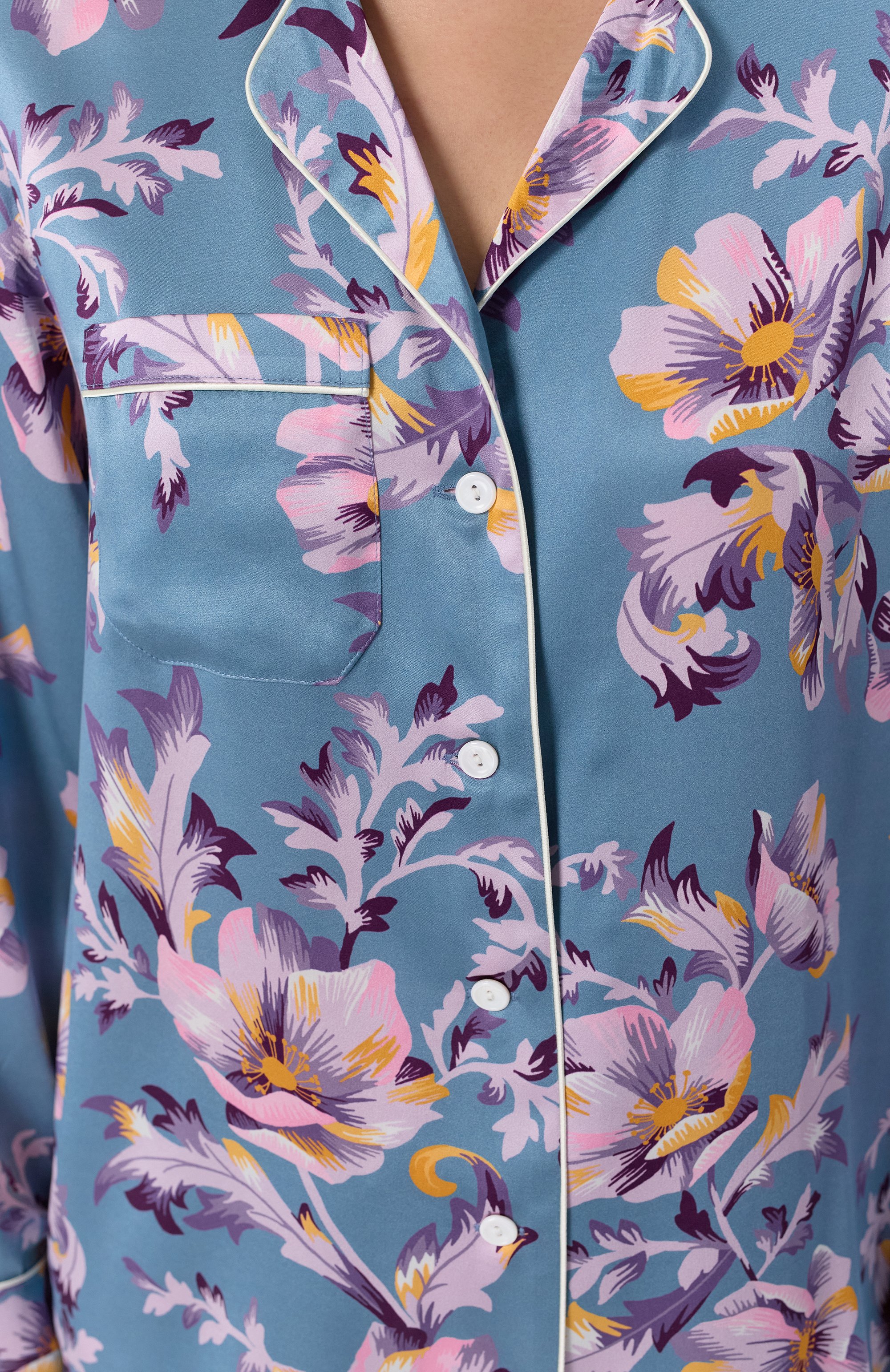 Шелковая пижама DEREK ROSE, арт. 2050-BRIN115, фото 7