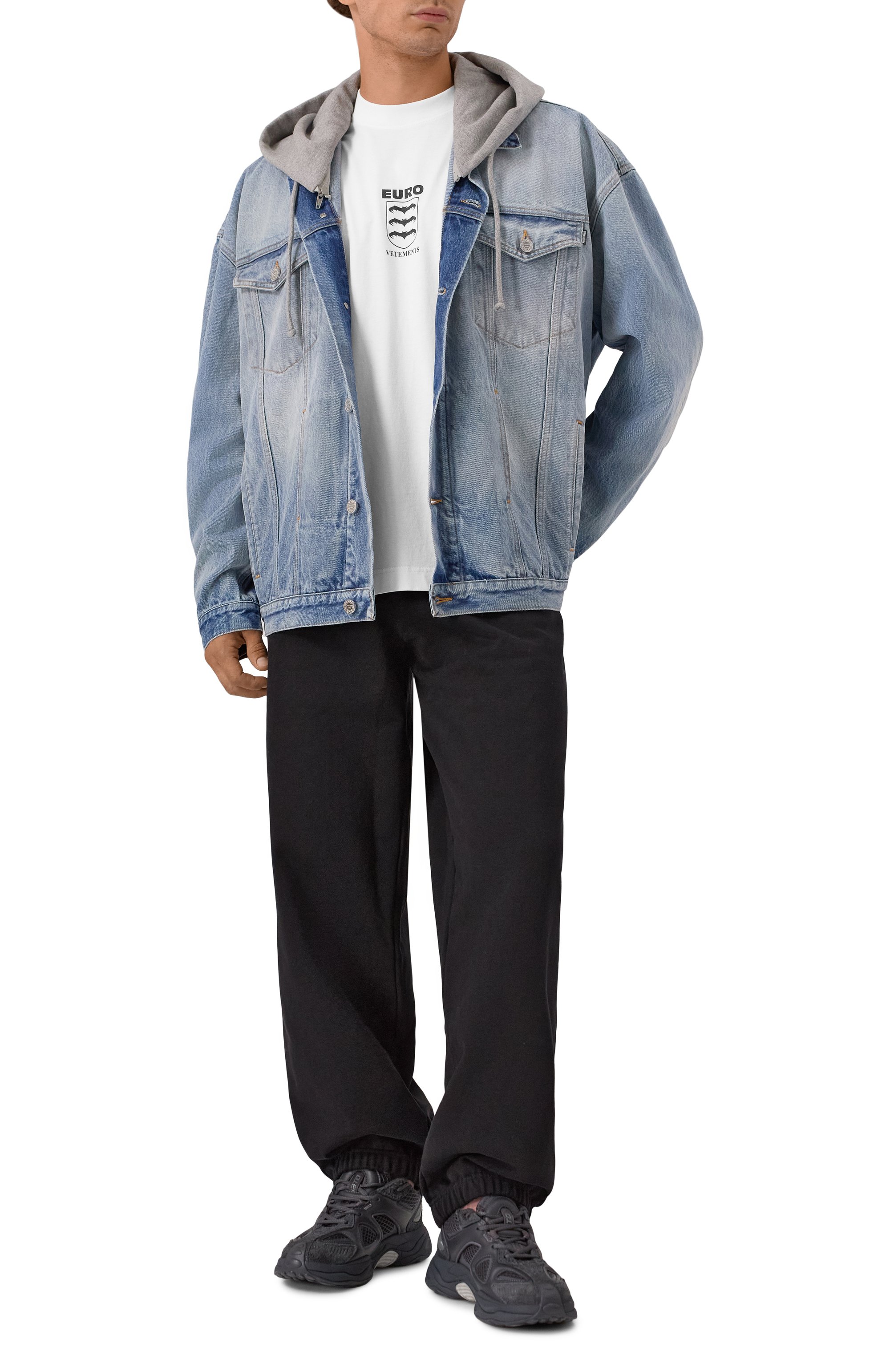 Хлопковая футболка VETEMENTS, арт. UH76TR650W/1000 LIGHT JERSEY, фото 2