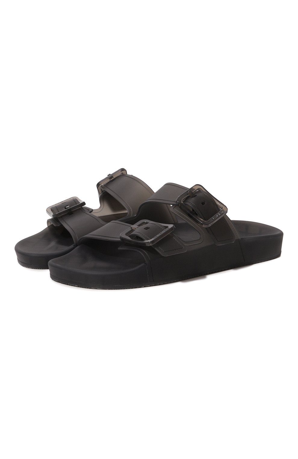 Резиновые шлепанцы mallorca BALENCIAGA черного цвета по цене 47700 руб., арт. 656937W2DZ1, фото 1 Резиновые шлепанцы mallorca BALENCIAGA, арт. 656937W2DZ1, фото 1