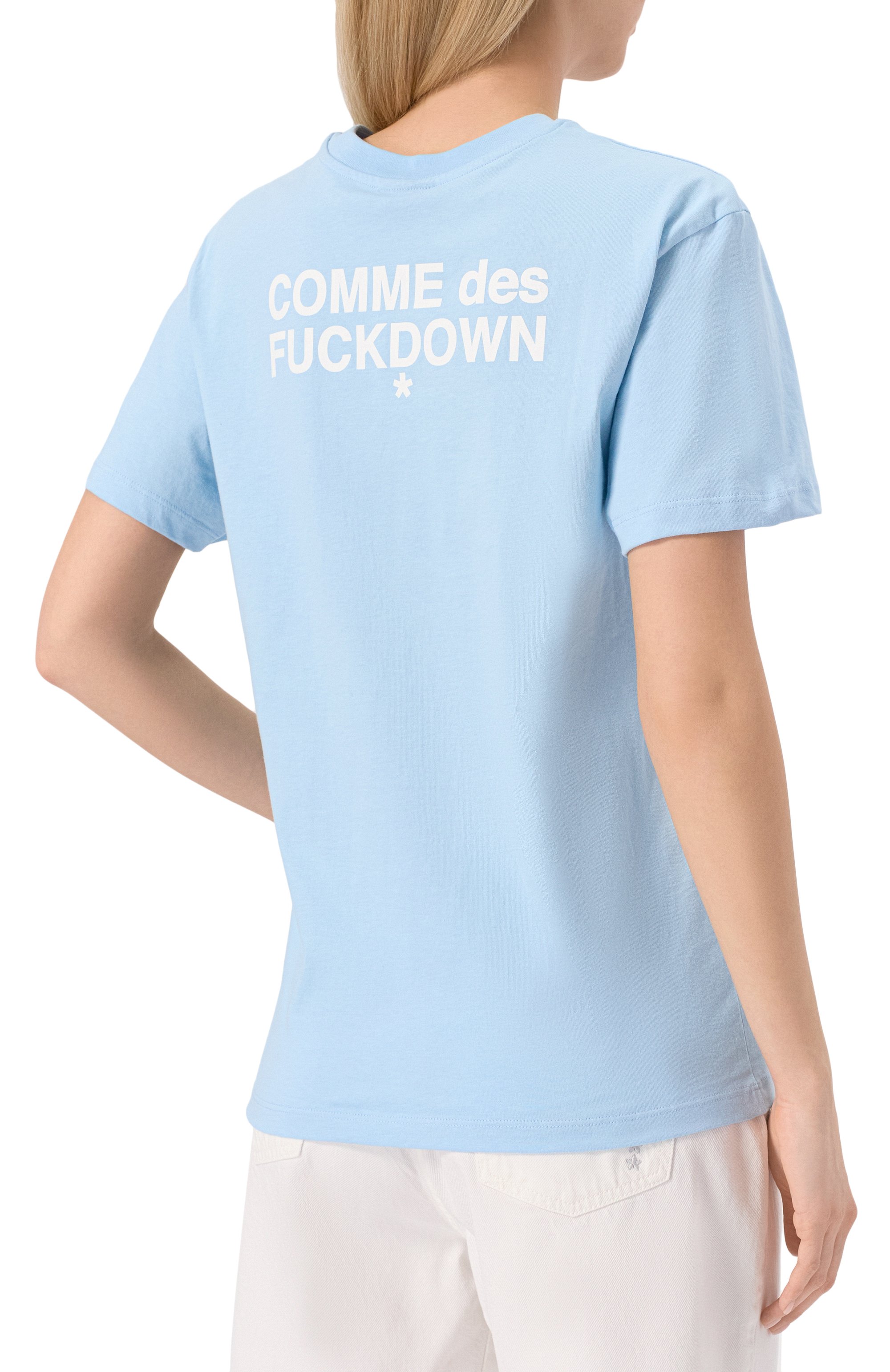 Хлопковая футболка COMME DES FUCKDOWN, арт. CFABW01221, фото 4
