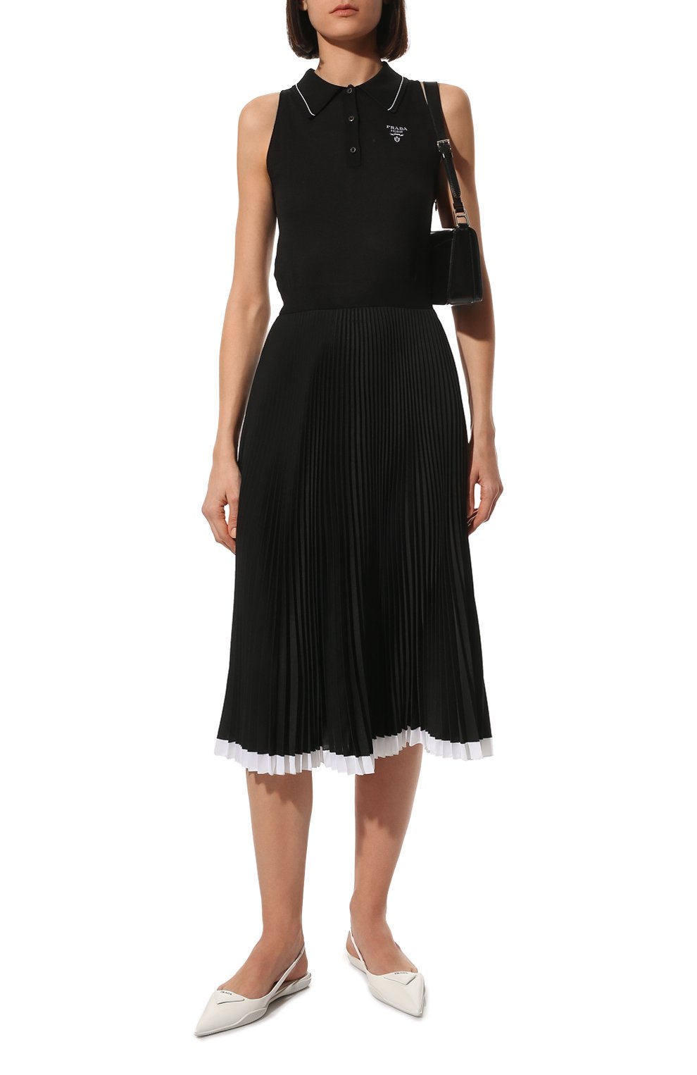 Кожаные балетки PRADA, арт. 1F819M-055-F0009-005, фото 2