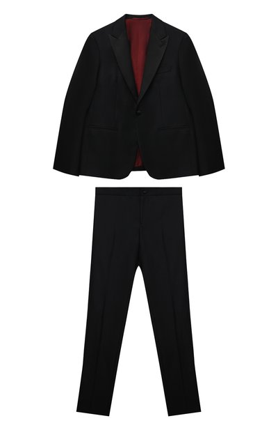 Шерстяной костюм STEFANO RICCI JUNIOR черного цвета по цене 82850 руб., арт. Y2RF731000_Y2T2600000/W0017C, фото 1 Шерстяной костюм STEFANO RICCI JUNIOR, арт. Y2RF731000_Y2T2600000/W0017C, фото 1