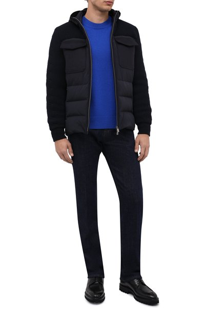 Комбинированная куртка CORNELIANI, арт. 88LM60-1820164/00, фото 2