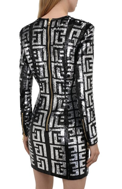 Платье с пайетками BALMAIN, арт. VF0R8140/P078, фото 4