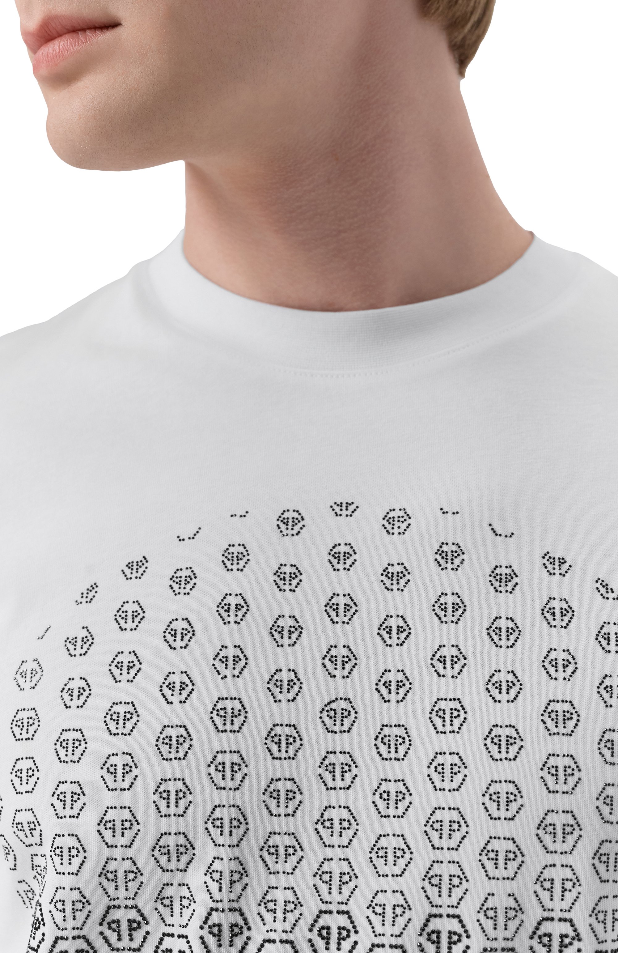 Хлопковая футболка PHILIPP PLEIN, арт. SAFC MTK8686 PJY002N, фото 5