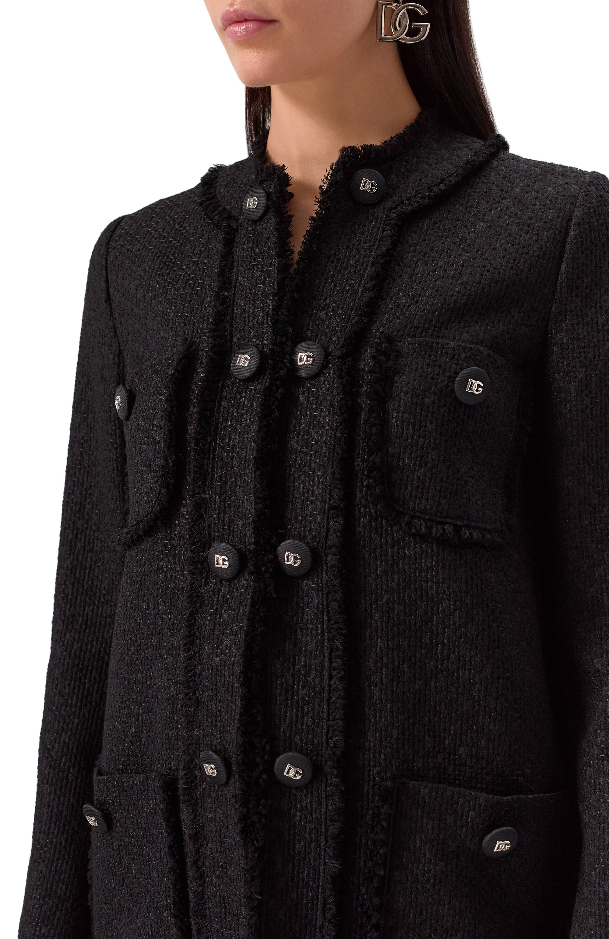 Хлопковое пальто DOLCE & GABBANA, арт. F0C3UT/GDCLW, фото 5