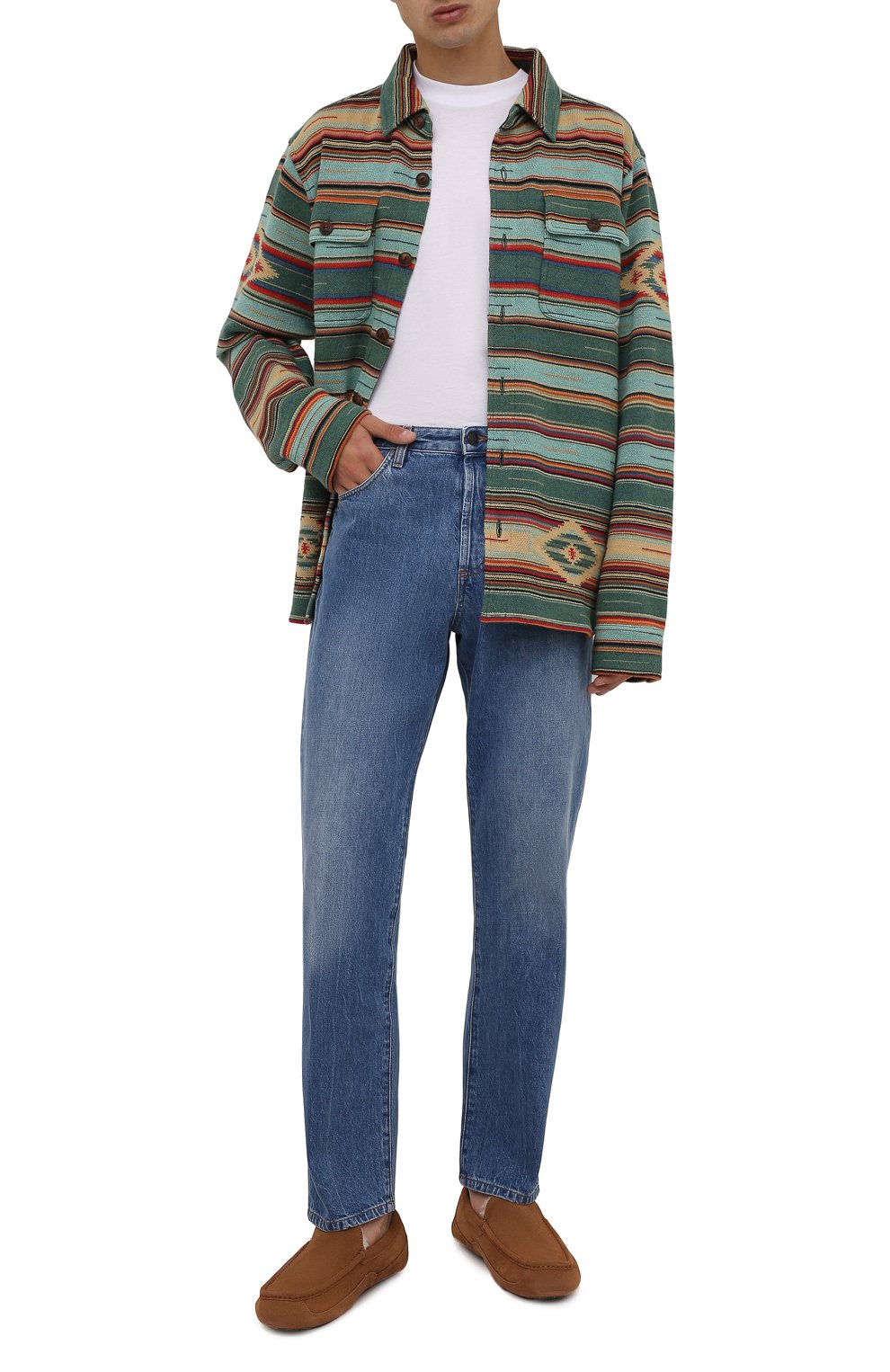 Замшевые мокасины ascot UGG, арт. 1101110_CHE, фото 2