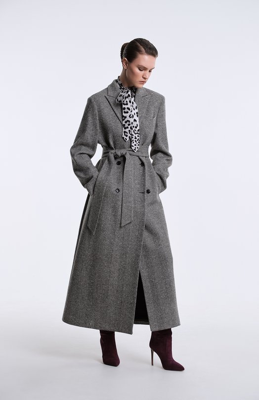 Шелковая блузка Dolce & Gabbana F5T19T/FSADD Леопардовый  F5T19T/FSADD Фото 7