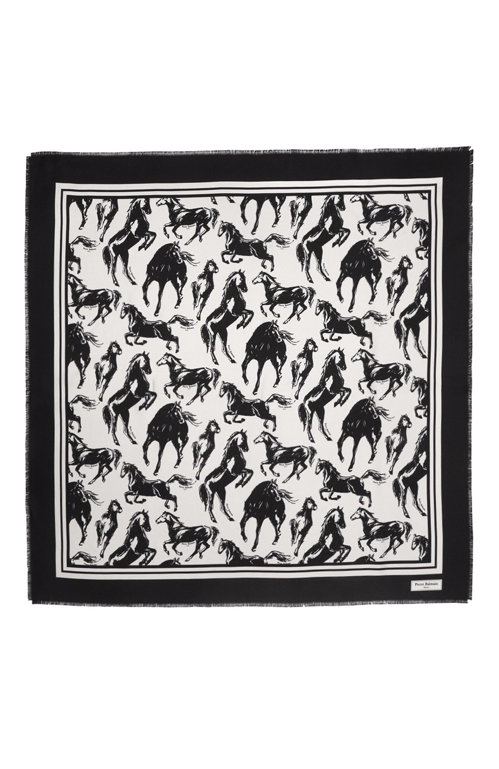 Шелковый платок BALMAIN, арт. CF1XF085/SD48, фото 4