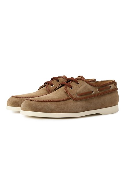 Мужские замшевые топсайдеры palm avenue VALENTINO, арт. 7Y2S0J38/VNN
