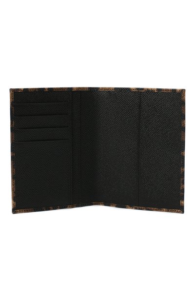 Кожаная обложка для паспорта с леопардовым принтом DOLCE & GABBANA, арт. BI2215/AI915, фото 3