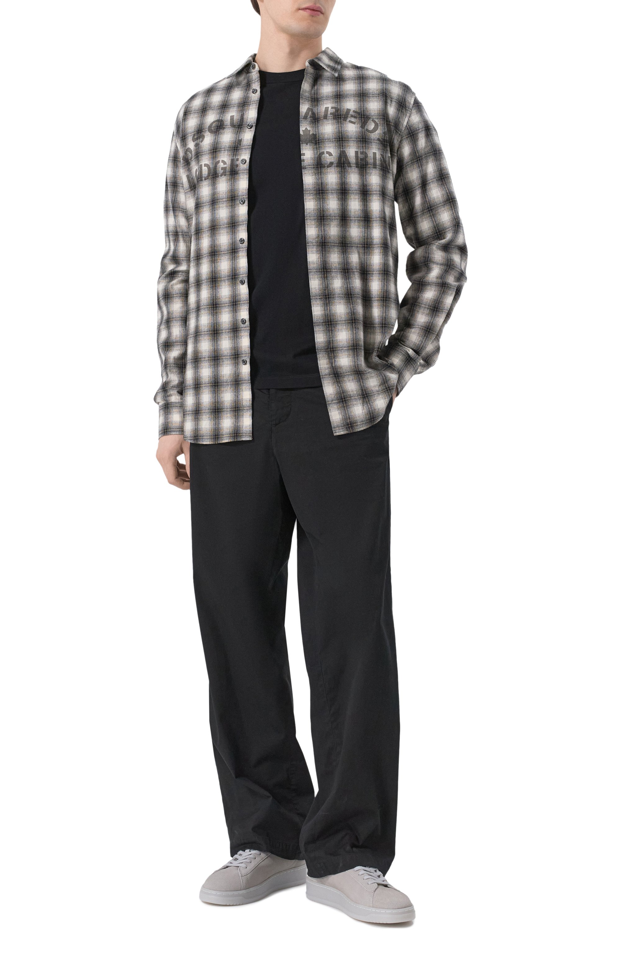 Хлопковая рубашка DSQUARED2, арт. S74DM0918/D35161, фото 2