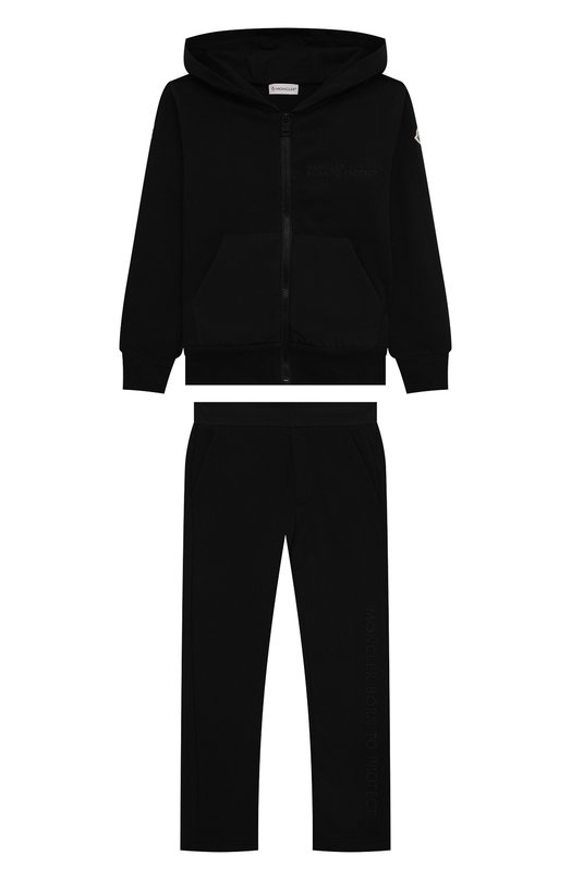 

Комплект из толстовки и брюк Moncler, Чёрный