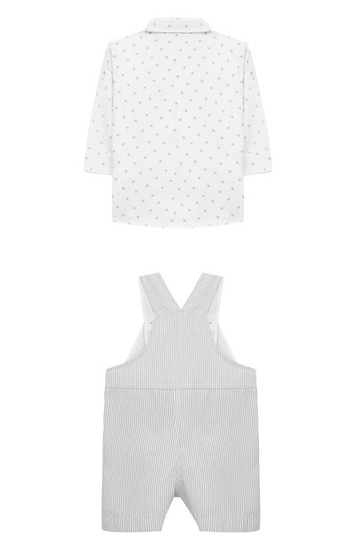 Комплект из хлопкового комбинезона и рубашки ALETTA, арт. RG99404/1M-18M, фото 2