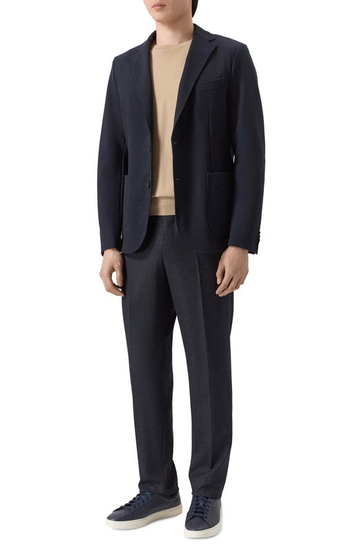 Однобортный пиджак BOSS 50554139 Синий  50554139 Фото 2